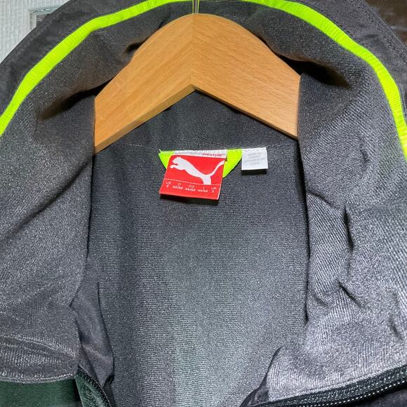 Puma Men's Jacket w Hoodie, Black, Small - Picture 8 of 12